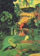 Paul Gauguin Landscape with Peacocks USA oil painting artist